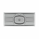 MESADA ORLANDI GHELPLUS 1,20 x 53 ACERO INOX B.CENTRAL COD 40