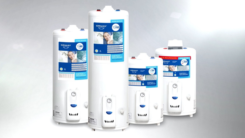 Termotanque Multigas Ormay Tq-80 Blanco 80l