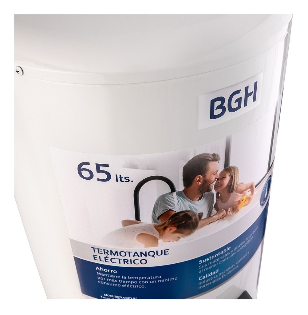 Termotanque Eléctrico Bgh Bte-065ec15md Blanco 65l 220v