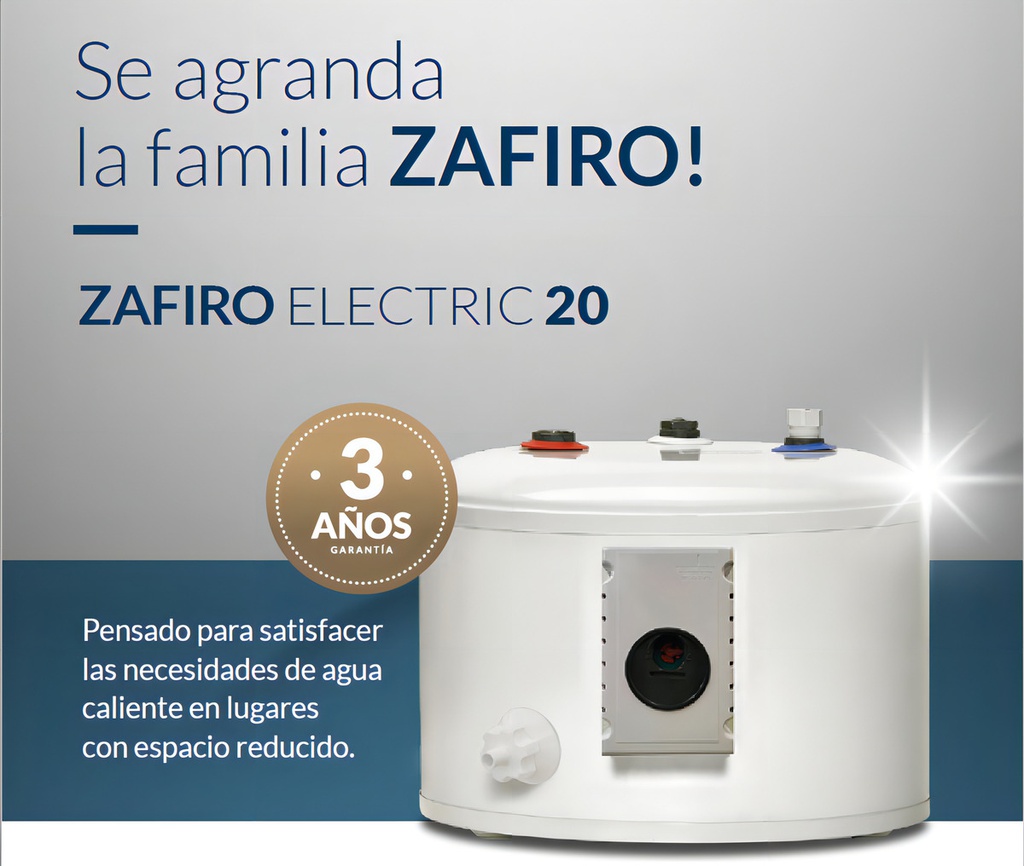 Termotanque Eléctrico Señorial Teszp-20 Zafiro 20 Litros