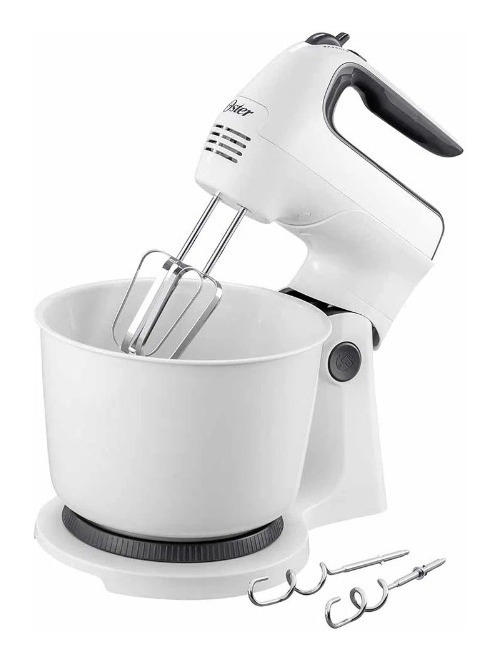 Batidora De Mano Oster Con Pedestal Fpsths3610 Blanca