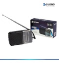 Radio Portatil Suono Ayv0021 Am/fm Gris Compacta