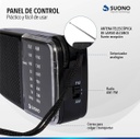 Radio Portatil Suono Ayv0021 Am/fm Gris Compacta
