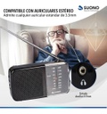 Radio Portatil Suono Ayv0021 Am/fm Gris Compacta