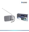 Radio Portatil Suono Ayv0021 Am/fm Gris Compacta