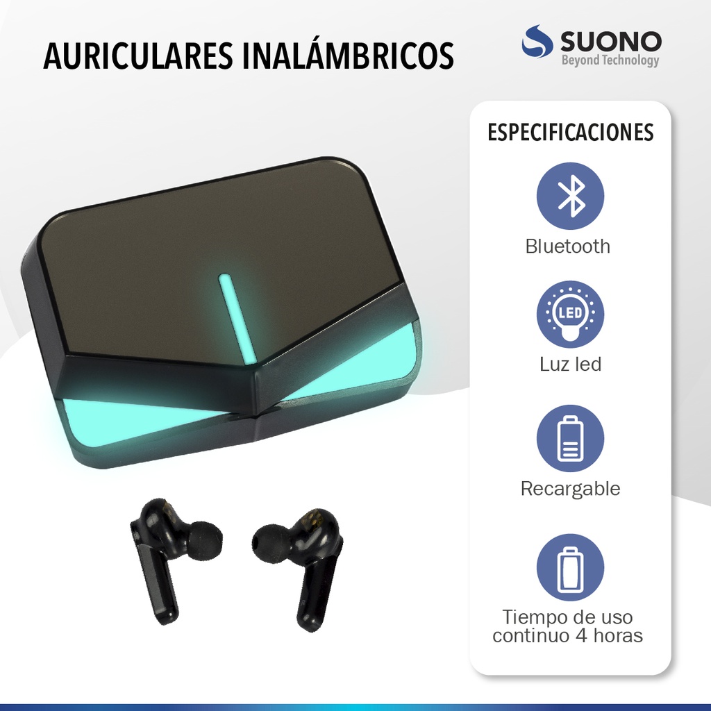 Auricular In Ear Suono Gaming Ayv262 Portatil