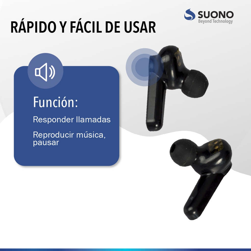 Auricular In Ear Suono Gaming Ayv262 Portatil