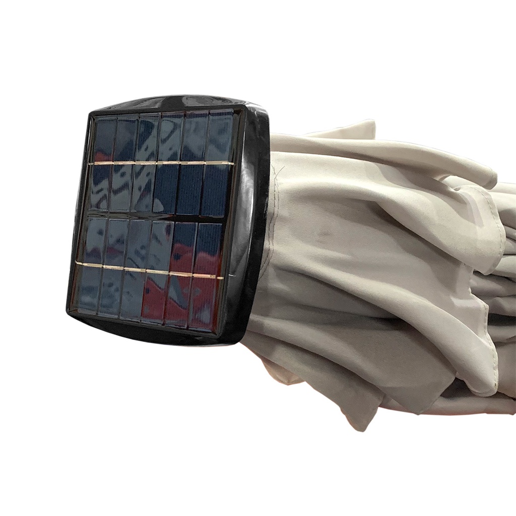 SOMBRILLA KUSHIRO SSK-27 SOLAR CON CARGADOR USB Y LUZ L