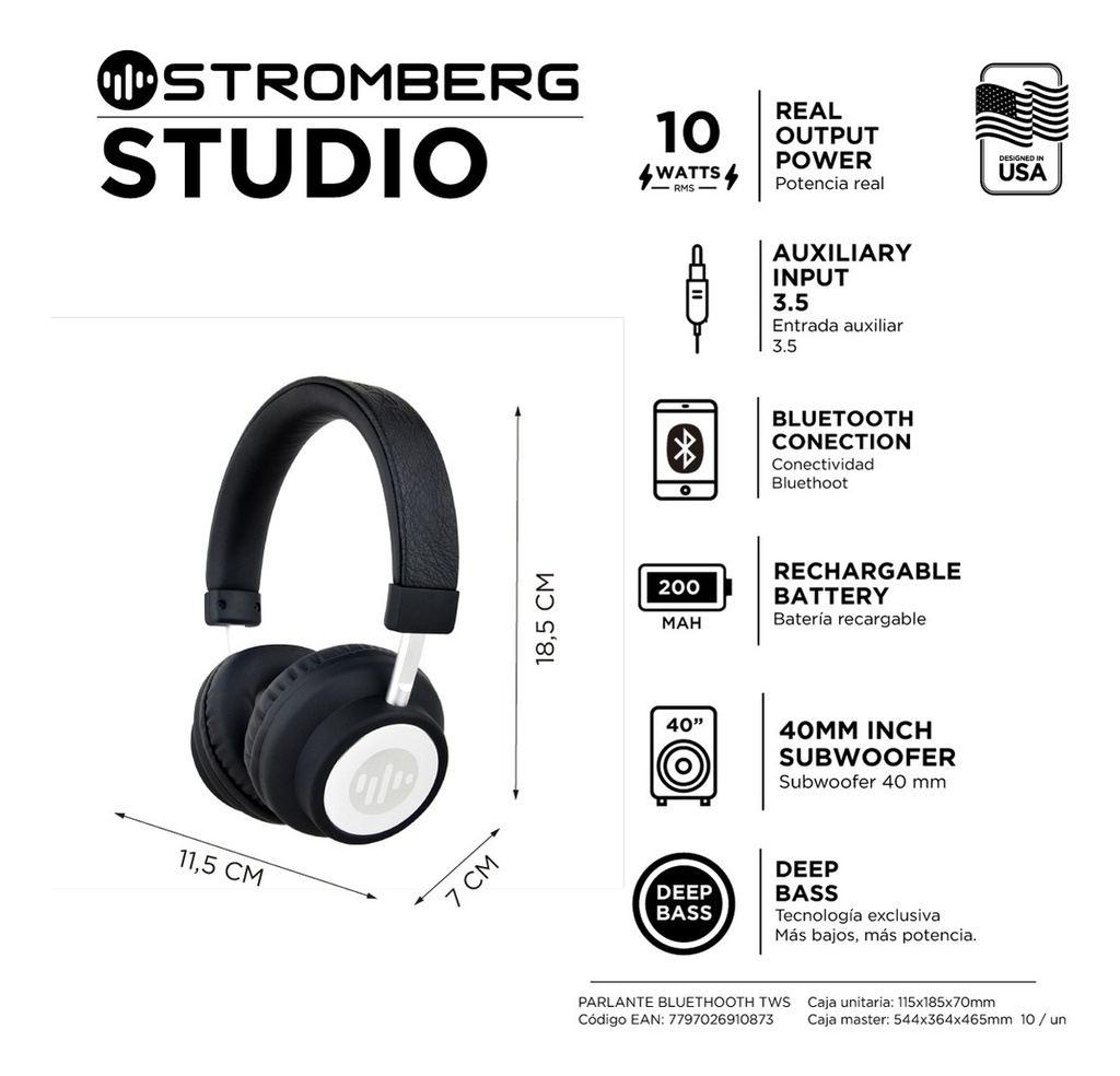 Auricular Stromberg Studio Sc-51-studi-on