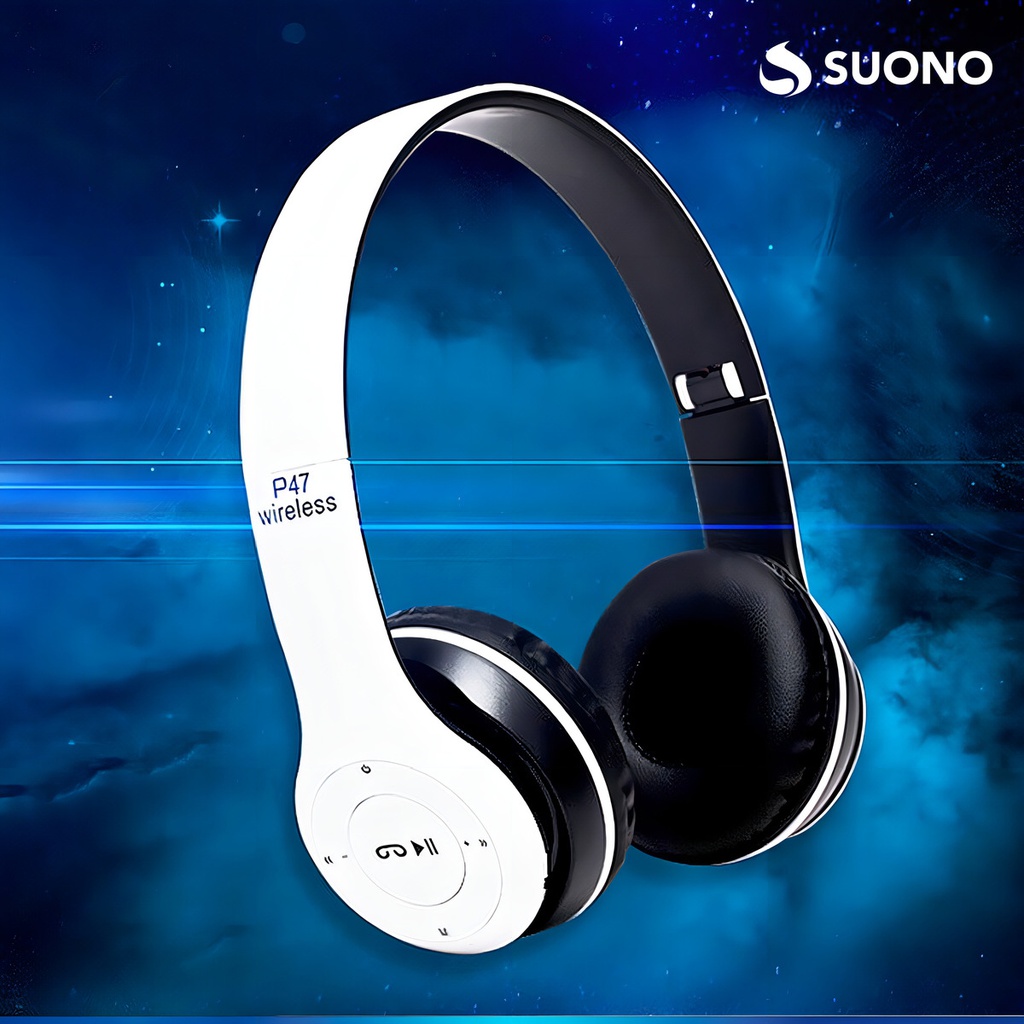Auricular Suono Bt P47 Azul Inalambrico