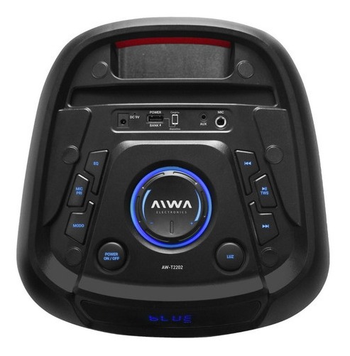 Torre De Sonido Aiwa Bluewooth - Aw-t2202 Negro