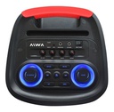 Torre De Sonido Aiwa Bluetooth Aw-t2303 Negro Con Luces