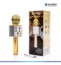 Microfono Suono Ayv0034 Karaoke Bluetooth Parlante Amarillo