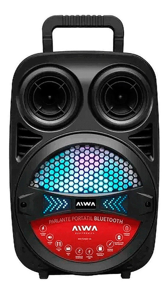 Parlante Aiwa Aw-p240d-sn Pmpo 2500w