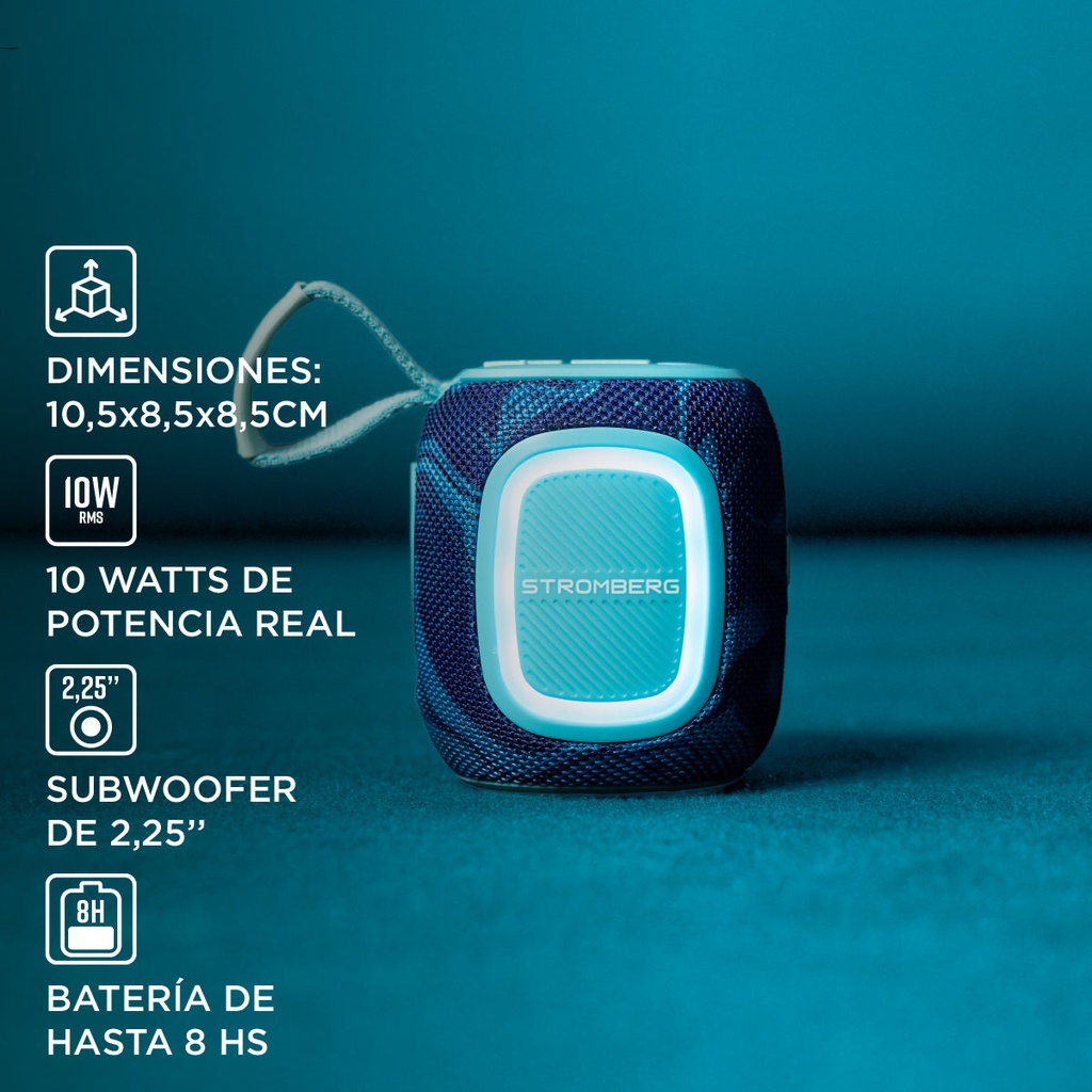 Parlante Stromberg Spark Celeste