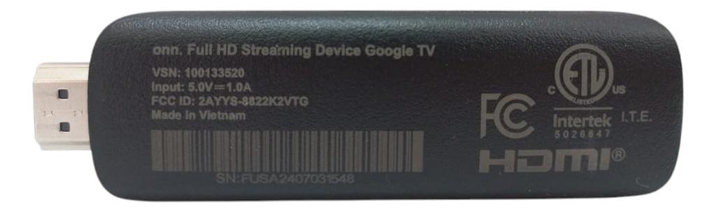 Conversor Watch Onn Google Tv Stick Hd