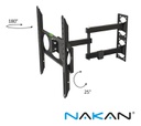 Soporte Tv Nakan Spl 378e Giratorio 26  A 65 