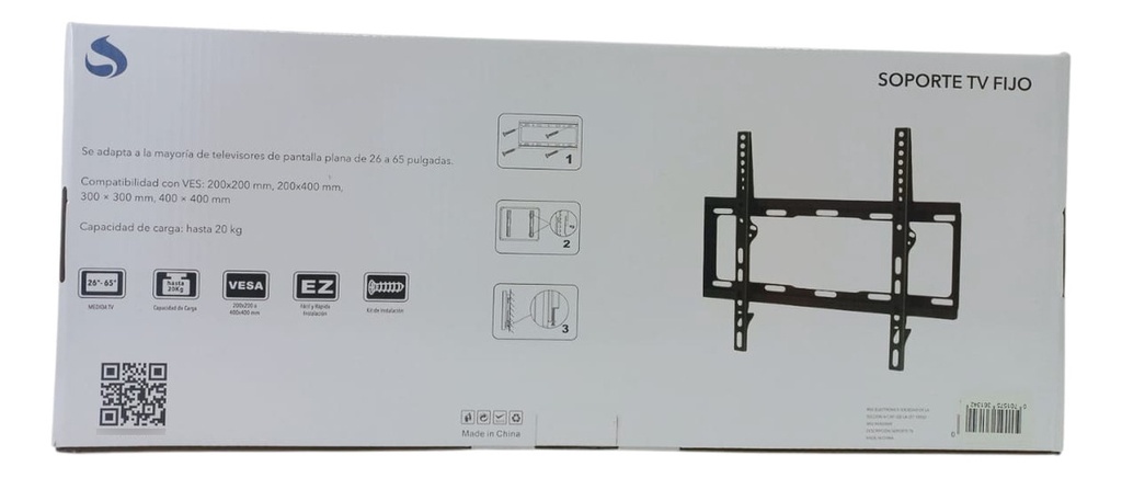 Soporte Tv Fijo Suono 26 A 65 Pulgadas Universal