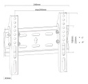 Soporte Naku Sp-22b Con Inclinacion 13  A 48 