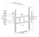 Soporte Naku Sh-443 Para Tv/monitor De 32 A 75 Negro