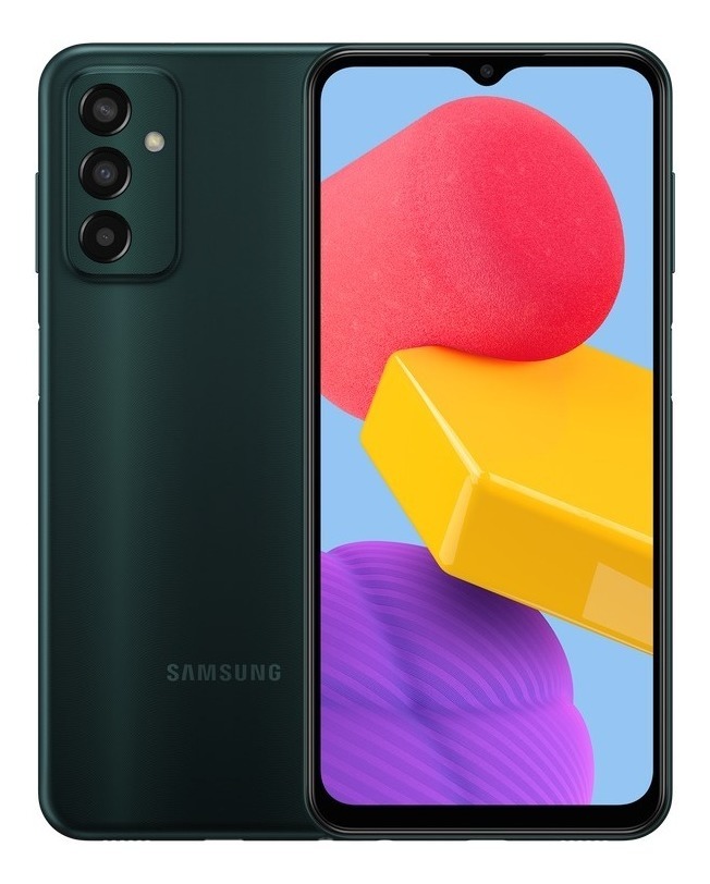Smartphone Samsung Galaxy M13 4gb 50mp Triple Camera Color Verde Oscuro