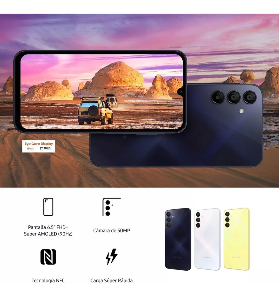 Samsung Galaxy A15 128 Gb Negro Azulado 4 Gb Ram