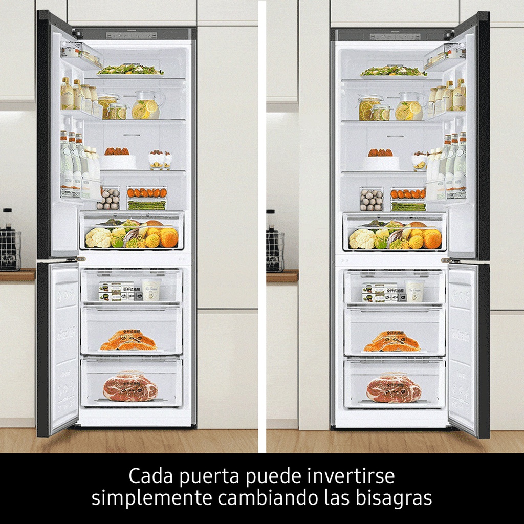 Heladera Samsung Inverter C/freezer Bespoke No Frost 328l