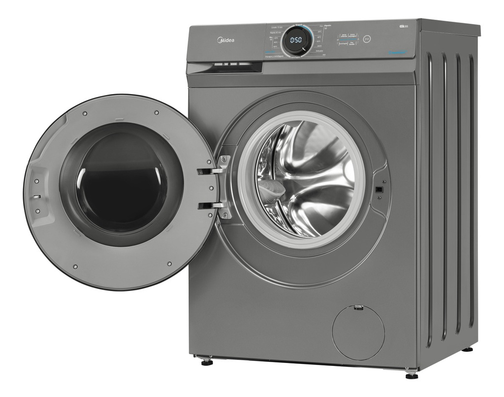 Lavarropas Midea Mf100w60 Frontal 6kg Titanium