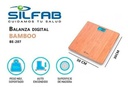 Balanza Digital Silfab Be207 Bamboo Encendido Automatico