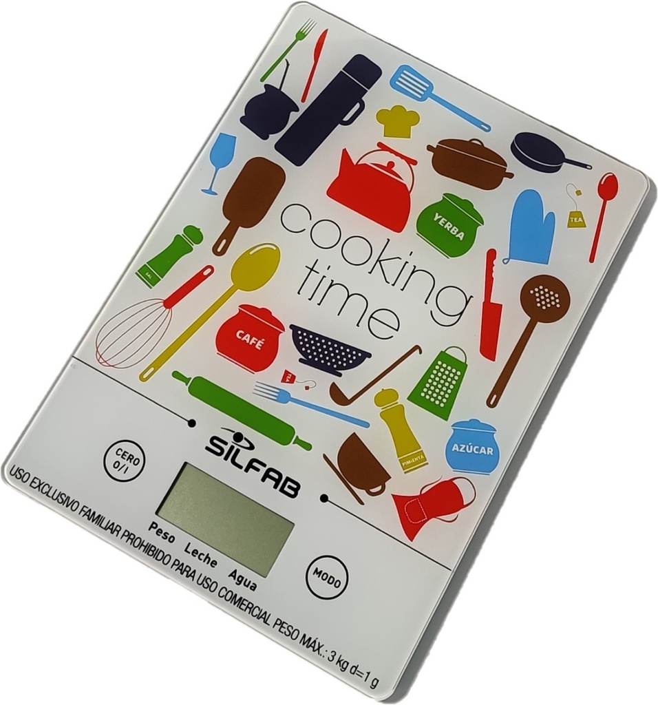 Balanza De Cocina Digital Silfab Bc300 Cooking Hasta 3kg
