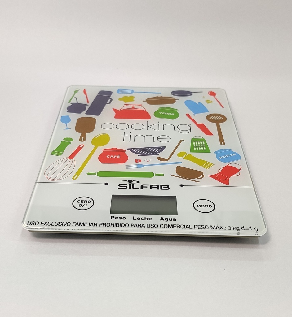 Balanza De Cocina Digital Silfab Bc300 Cooking Hasta 3kg