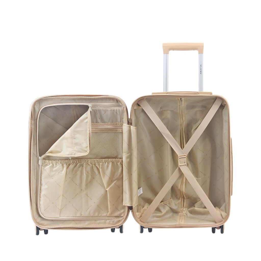 VALIJA AMAYRA 67.8001D 18" ABS ORO