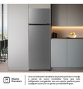 Heladera Con Freezer Cíclica Hisense Rt1n240ned1 243l Gris