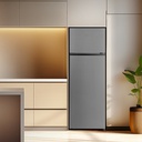Heladera Con Freezer Cíclica Hisense Rt1n240ned1 243l Gris