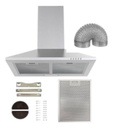 Campana Vonne Extractora Ccei-pi60 Y-shape  60 Cm Inox
