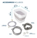 Lavavajillas Philco 5 Cubiertos Phlj05 Auto Limpieza Blanco