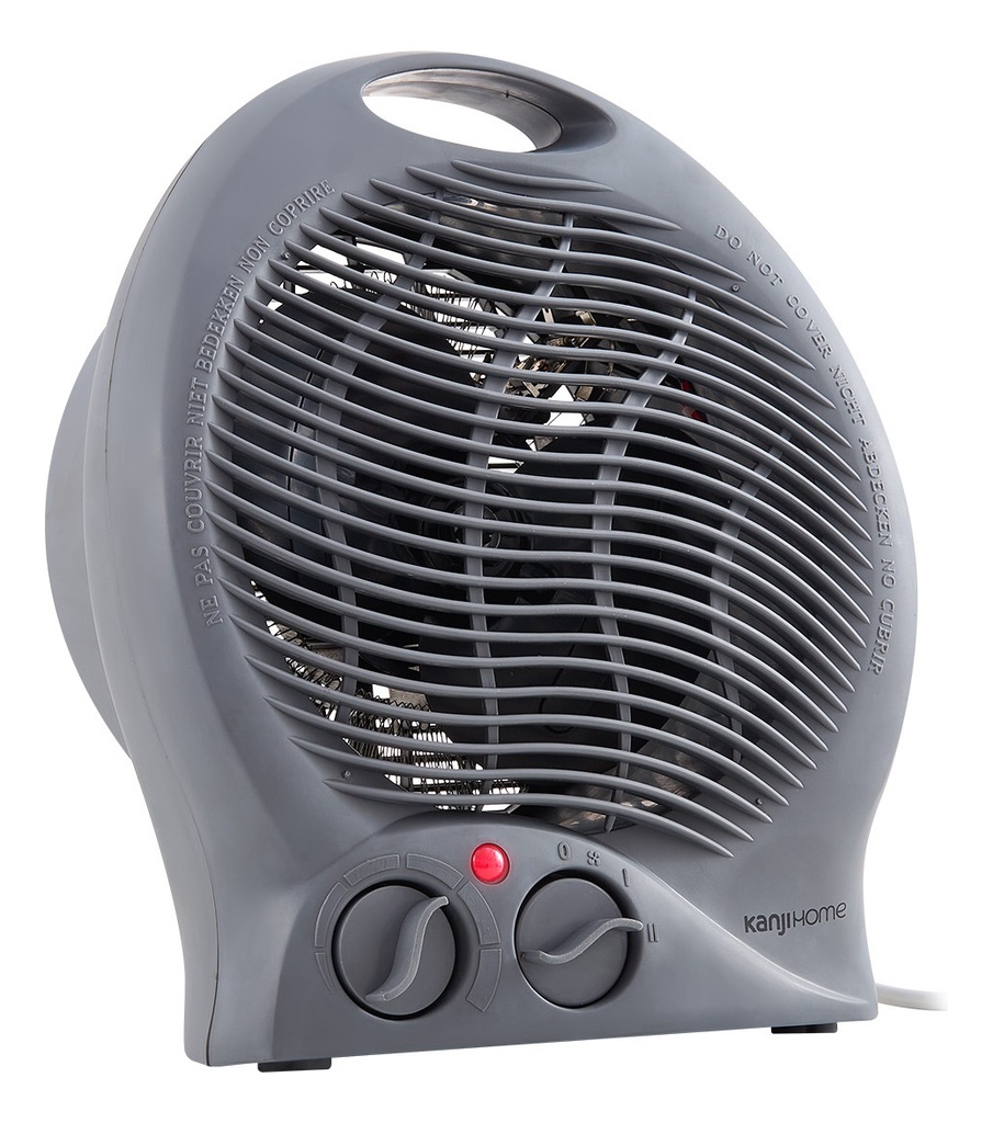 Caloventor Kanji Home 2000w Frio Calor Con Termostato Gris