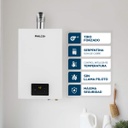 Calefón Philco Phca14b Inverter 14/l Min Blanco Tiro Forzado