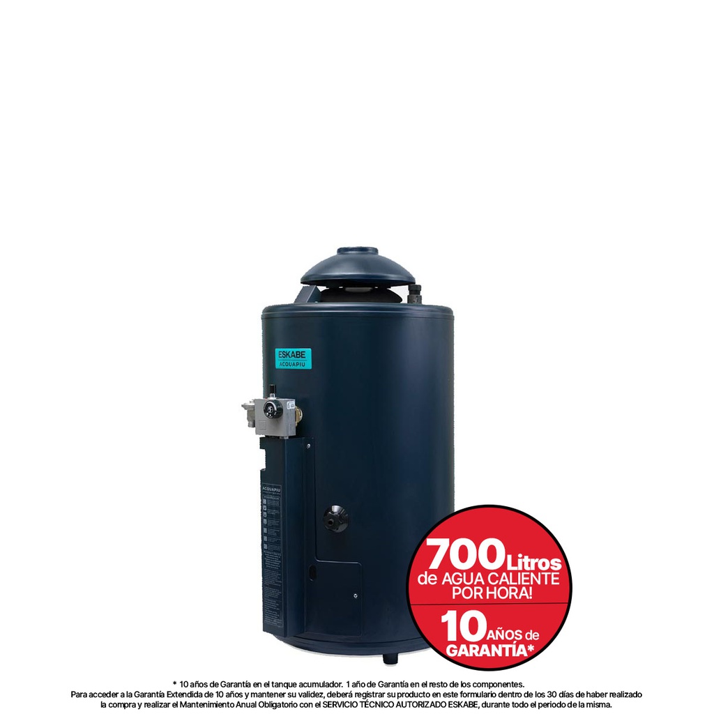 TT A GAS ESKABE  ACQUAPIU HYBRID4 700 L VERT