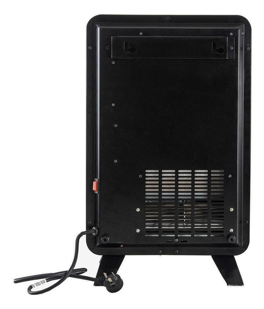 Calefactor Eléctrico Eskabe Fd2t 1800w Termostato Negro
