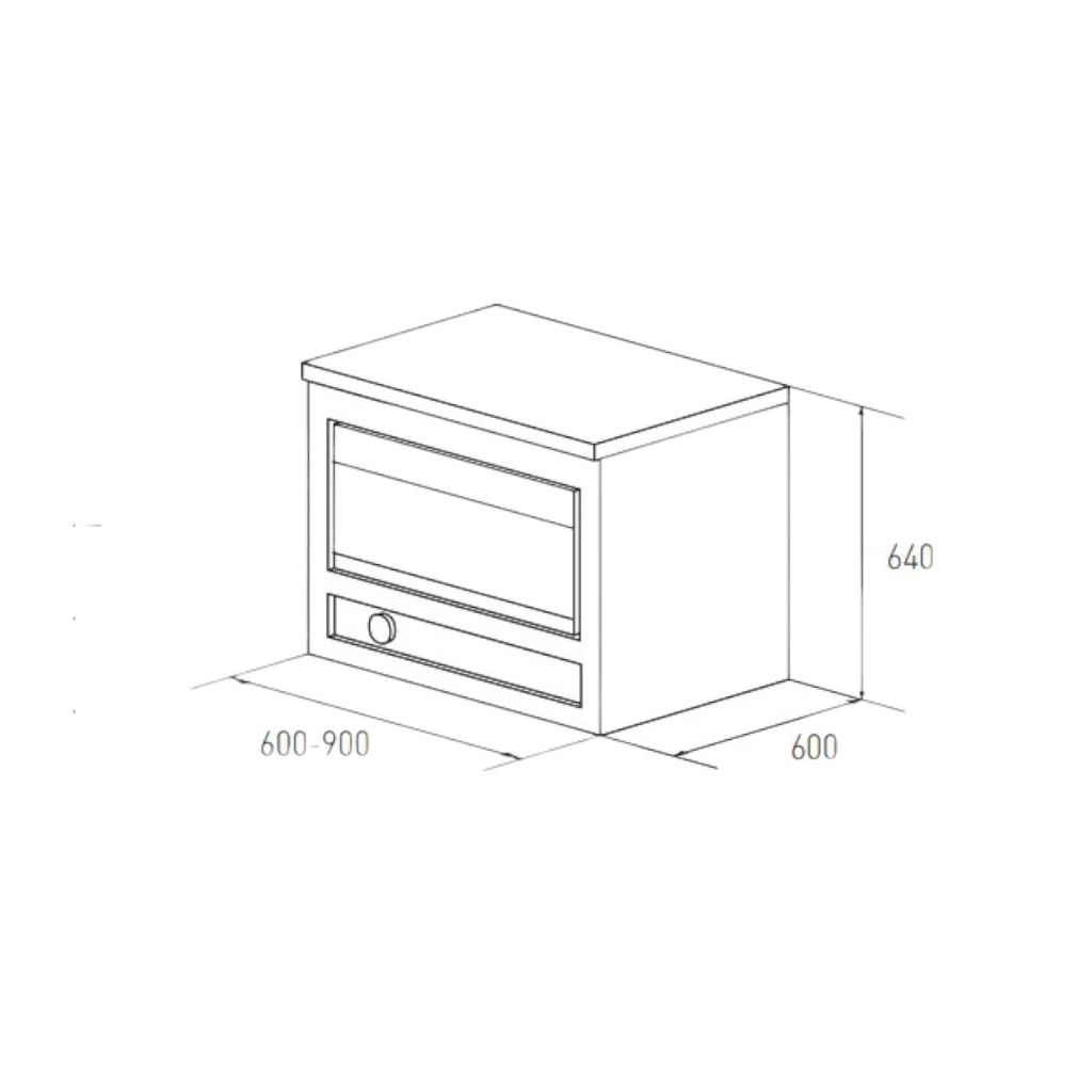 HORNO A GAS SEMI INDUSTRIAL TST CFH 480/90