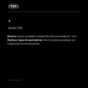 Anafe A Gas Tst Semi Industrial Cfa 5 Hornallas 90 Cm