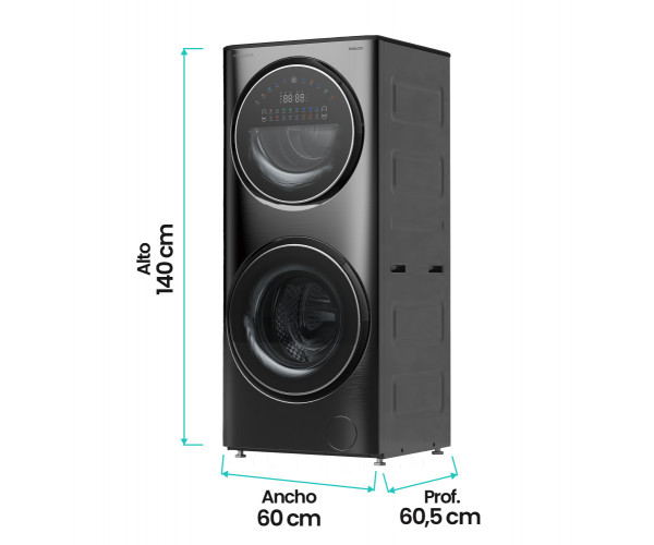 TORRE DE LAVADO PHILCO PHLFT157GT CARGA FRONTAL GRIS