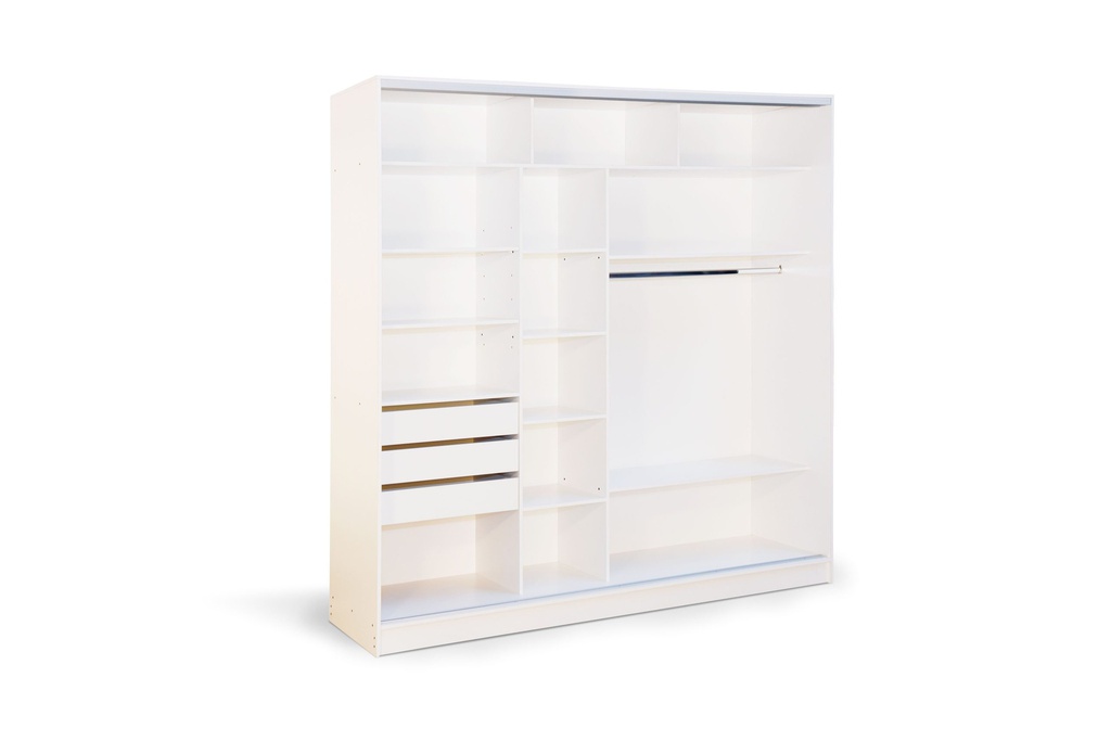 VESTIDOR CAON 2.20 BLANCO PUERTA ESPEJO 1245