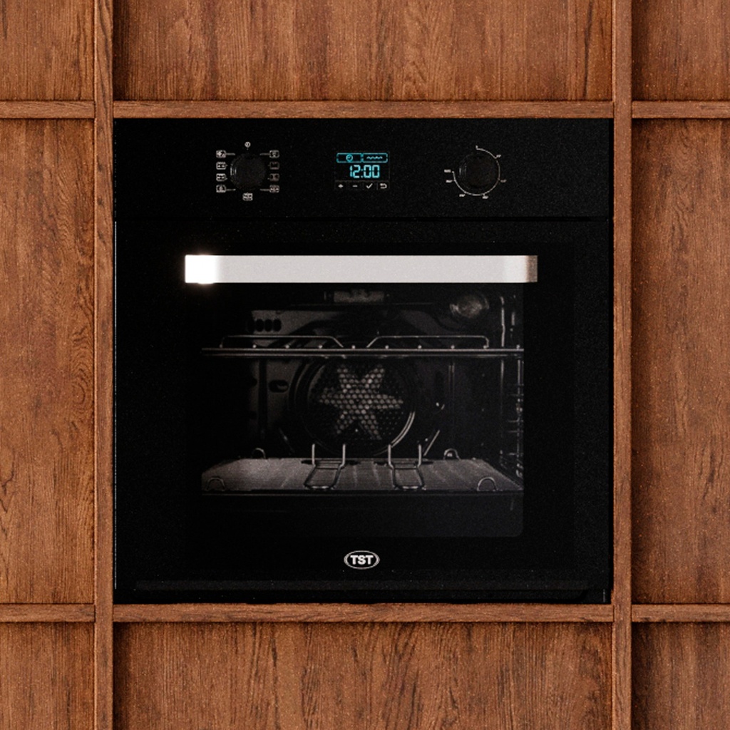 Horno Electrico Empotrable Tst Avvolto 60lt Negro 8programas