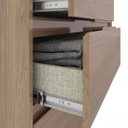 COMODA HENN RAVENNA D737-198 6 CAJONES JEQUITIBA