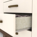 ROPERO HENN CAJU DA135-127 4 PUERTAS NATURAL/BLANCO