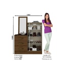COMODA HENN B700-130 2 PUERTAS CASTAÑO