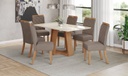 MESA HENN LINS SC94-127 1.60 M RECTA S/VIDRIO NATURAL/BLANCO