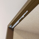 Ropero Henn Cavic D209-108 2 Puertas Corredizas Duna/blanco